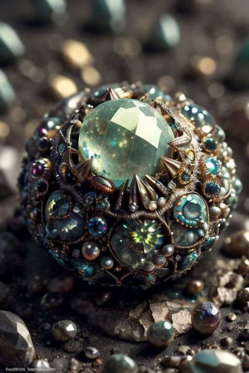 art by Karol Bak a profesional photo of gem stone, focus on details and material Pearl, Crystals that form in a radial pattern, emanating from a central point like a burst of energy, inside (( Jewelry box )) close up, macro photography on balck velwet background,8k, ultrasharp, ultradetailed, perfect quality, masterpiece, intricated details, ultra clear, <lora:add_detail:0.7>, <hypernet:sxzBloom_sxzBloom:0.3>, vivid colors wallpaper <lora:ral-mold:0.51> ral-mold no humans