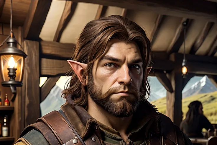 ((ultra detailed, masterpiece, best quality))
 <lora:BGHalsin:0.9>
BGHalsin, 1boy, solo, long hair, brown hair, scar on face, pose, lake, forest, trees