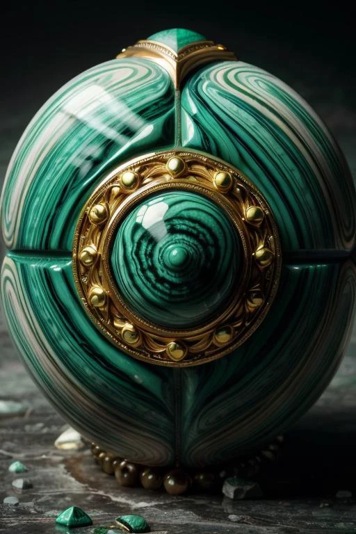 art by Hope Gangloff a profesional photo of gem stone, focus on details and material Malachite: A green gemstone with distinctive banded patterns, resembling swirling layers of green hues. close up, macro photography on balck velwet background,8k, ultrasharp, ultradetailed, perfect quality, masterpiece, intricated details, ultra clear, <lora:add_detail:0.7>, <hypernet:sxzBloom_sxzBloom:0.3>, vivid colors wallpaper <lora:ral-toothp:0.42> ral-toothp no humans