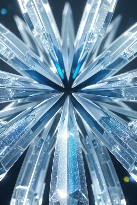 art by Brian Stelfreeze Crystallized Tears: Macro view of crystallized tears, showcasing their delicate snowflake-like forms and shimmering iridescence. (macro, abstract, transparent, crystalline)