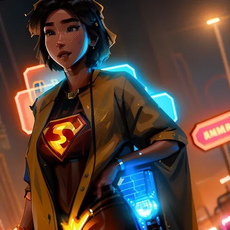 <hypernet:samdoesartsHypernetwork_v422500Steps:0.7> a caucasian 29-year-old estherdriepunteen <lora:estherdriepunteen:0.9> as a super hero, short hair, fashionista, (blush:0.5), subsurface scattering, (high detailed skin:1.2), 8k uhd, wide angle
