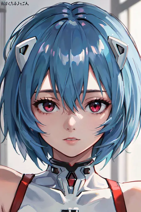 (best quality, masterpiece, RAW photo,ultra-detailed:1.2),  <lyco:GoodHands-beta2:1.0>1girl, pov, looking at viewer,
 ayanami<lyco:Ayanami:0.7> bust shot, <lyco:donkira_slider:0.2>
