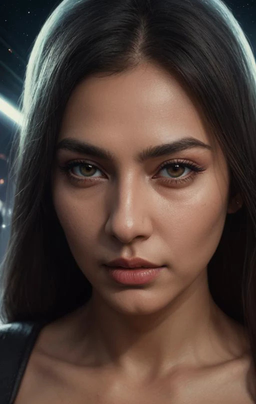8k, ARTISTIC photography, best quality, masterpiece: 1.2), (realistic, photorealistic: 1.37), (((Rhea Ripley))) over-detailed, (high-detail skin: 1.2), 8k uhd, SLR camera, soft lighting, high quality, film grain, Arri Alexa, cinematic lighting, photonic display, brightness, physically rendered photo (80s style Aggressive Female villain in a nightclub), ( red neon sign background lights). over-detailed face, (((Rhea Ripley))), short hair, black, cybernetics (( dressed futuristic plated Tactical Harness)), ((( plated Tactical gear )), ((( intricate outfits))), posing, a nightclub with neon lights, dark nightclub, smoking (((pure 8K))), (((perfect anatomy))), extremely high-quality graphics, Riddley Scott, Blade Runner, Denis villeneuve (((cinematic lighting))), ((clear details)), complex, highly detailed background,