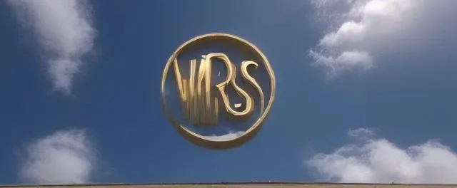 warner bros logo in the sky with clouds