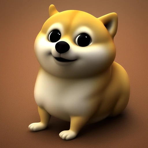 a cute 3D model of -doge, ultra graphics, Pixar animations <lora:doge:0.7>