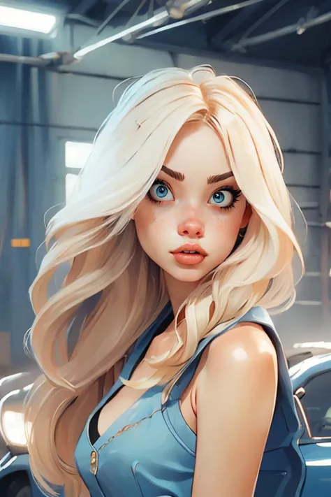 (highly detailed:1.3), masterpiece, best quality, extreme detail,  1girl, <lora:Sexy-German:0.7> blonde long hair, blue eyes ,tempting pose,working,
detailed,8k,unreal,professional lighting,
mechanic clothes,
empty hangar,indoor,depth of field,bokeh,photorealism,low light,
 <lora:v1x0nstyl3:0.8> v1x0nstyl3,