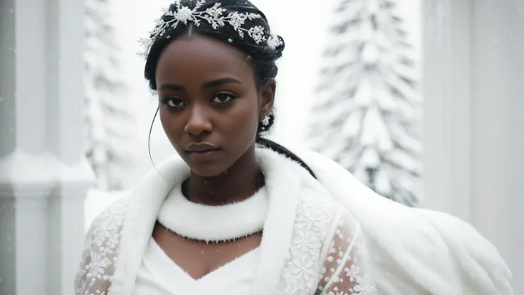 HighKeyStyle, woman, dark skin, snow, white background,
intricate details, hyperdetailed, cinematic, realistic, masterpiece, <lora:HighKeyStyle:1.0>