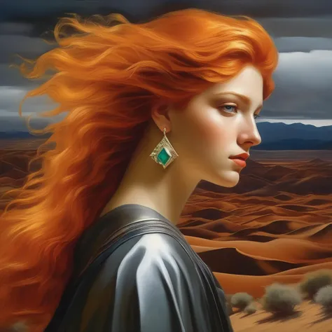 metal trinket depicting a He was a young, flame-haired musician with sharp features and a piercing gaze, carrying an air of mystery and hidden power, Gemstones, Witch, Summoner, 1girl,
Hyperrealistic art imaginative vibrant gothic fantasy concept art,bleak Desert,rowdy weather,Lowell Herrero, Anne Packard, Michelangelo Merisi Da Caravaggio,
line art drawing . professional, sleek, modern, minimalist, graphic, line art, vector graphics,