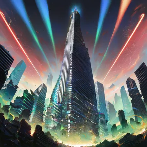 Score_9,score_8_up,score_7_up,aurora,radiation,solo,no humans,foge,ha_ze,motion blur,blurry,city,(from below),dreepy,dark,<lora:Horror_The_Mist:0.8>,Anti-gravity, debris floats up,black hole,fractal art,