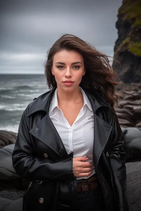 DEN_kyranova_OF,
(portrait of a lighthouse keeper (walking on the rocks:1.2) on a dark (stormy night:1.2) wearing a yellow raincoat in the wind, (waves crashing:1.2) into the rocks, (storm:1.2), (wind swept:1.2), (gale:1.1), (tsunami:1.1), lighthouse, (night time:1.2), (wet rocks, rocks, rocky:1.2), (splashing waves:1.2), waves, (ocean spray:1.2), (lighthouse:1.1):1.2),
bokeh, f1.4, 40mm, photorealistic, raw, 8k, textured skin, skin pores, intricate details  <lora:epi_noiseoffset2:1>, epiCRealism <lora:ClothingAdjuster3:-1>