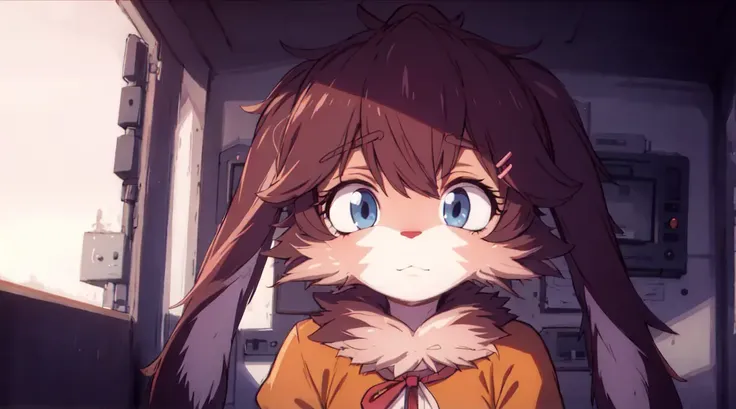 lop, masterpiece, best quality, solo, rabbit, long floppy ears, furry, fur, (detailed eyes:0.9), (detailed lighting, depth of field:0.9),lop rabbit, ojou-sama pose, cockpit, sideways, night, upper body, white hairclip,
<lora:LopSW_G4:0.7>