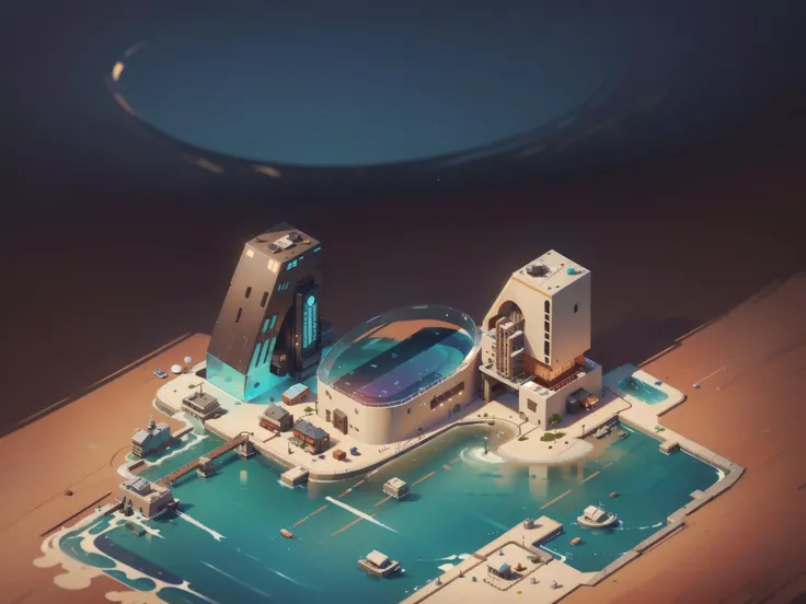 mini\(ttp\),miniature,isometric,landscape,<lyco:miniature_V1:0.7>,factory,scifi,, Best quality,masterpiece,ultra high res,raw photo,unity 8k wallpaper, absurdres,extremely delicate and beautiful,extremely detailed CG unity 8k wallpaper