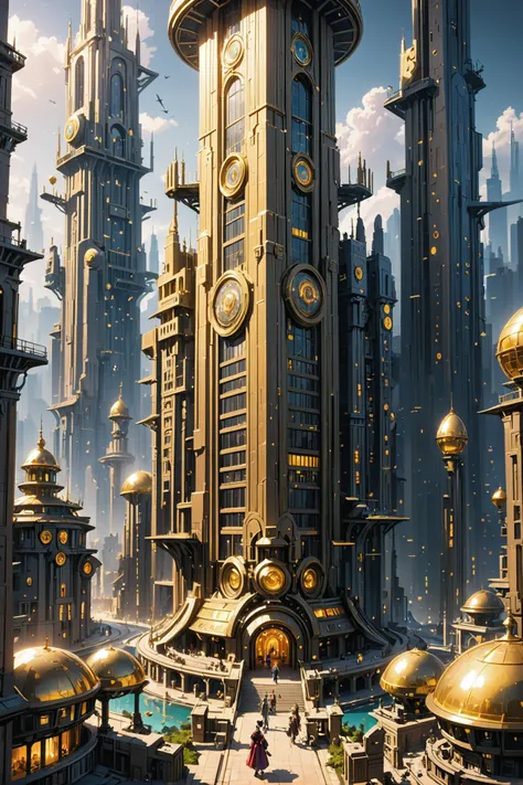 polished gold, army base in a epic,whimsical fantasy metropolis at the beginning of the multiverse, masterpiece<lora:EnvyTempleOfRaXL01:1><lora:EnvyBetterHiresFixXL01:0:hr=1>