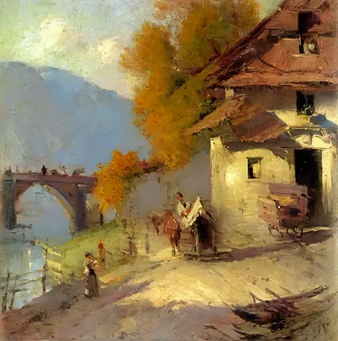 agierymski old artist painter<lora:agierymski:1>