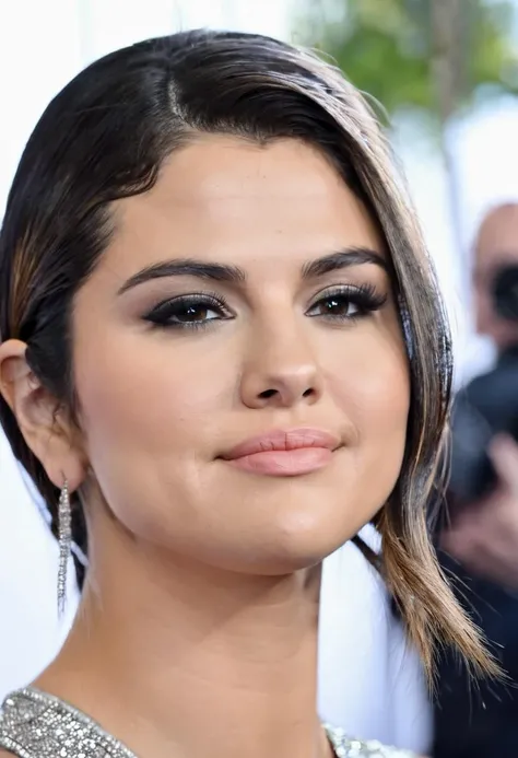 a photo of Selena Gomez, slight smile, looking at the viewer, best quality <lora:selenagomez_SDXL_v1_1:0.75>