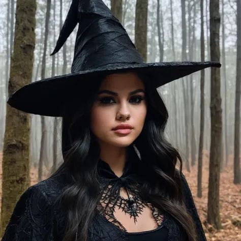 a photo portrait of stunning beauty, gorgeous, beautiful swedish sexy woman as a witch