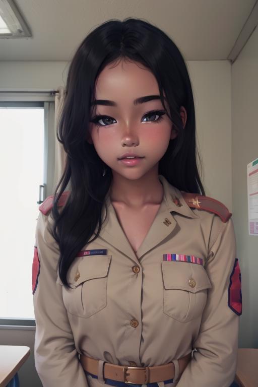 Brazil school uniform Military v1.0