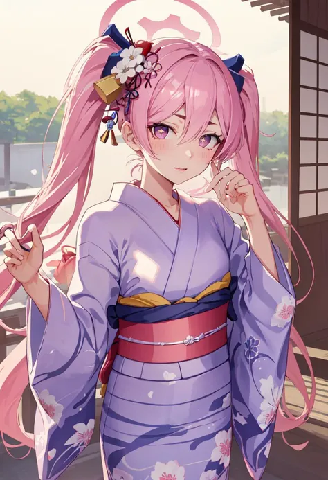 best quality, masterpiece, highres, solo, (koyuki_bluearchive:1.10), (yukata:1.30), (kimono:1.15), 20 <lora:koyuki_bluearchive:0.80>