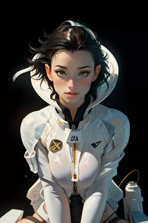 DEN_nastya_i_MA,
(floating in a space shuttle:1.2) wearing a (space suit:1.2), (anti gravity:1.1), floating, space craft, shuttle, (floating in low gravity:1.2),
bokeh, f1.4, 40mm, photorealistic, raw, 8k, textured skin, skin pores, intricate details <lora:epi_noiseoffset2:1>, epiCRealism