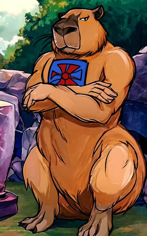 <lora:he-man_offset:1> <lora:add_brightness:0.5><lora:add_detail:1><lora:add_saturation:0.4> <lora:capi:1>fabulous_secret_powers,capybara,he-man,