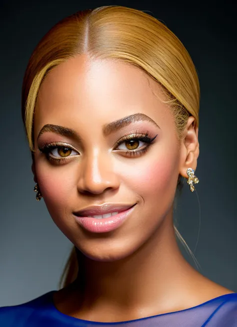 closeup portrait of Beyonce, epic (photo, studio lighting, hard light, sony a7, 50 mm, matte skin, pores, colors, hyperdetailed, hyperrealistic), <lyco:Beyonce:1.3>