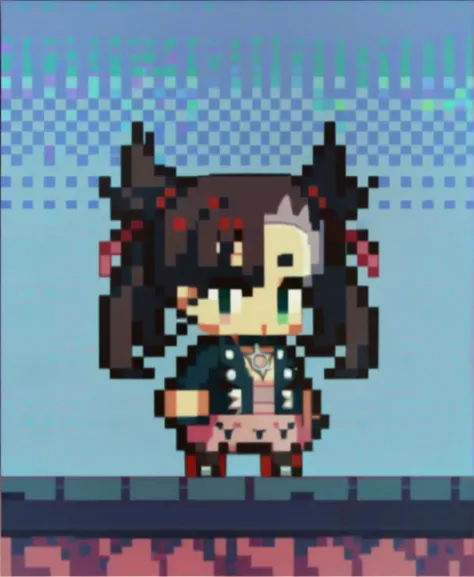 score_9_up, score_8_up, score_7_up, <lora:Pony_QualityV4.0:.25>, upper body, 1girl, Marnie \(Pokemon\), , simple background, <lora:ChibiPixelArtV2_XLPD:1>, chibi, pixel art, full body