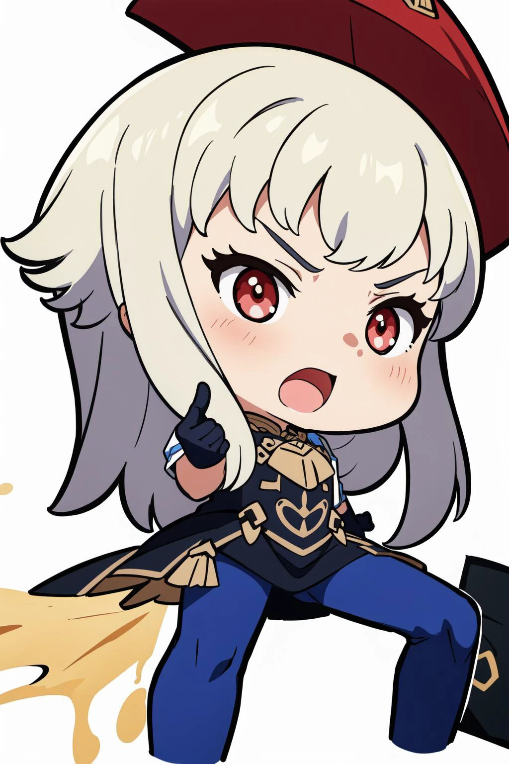 (masterpiece, best quality), intricate details, 8k, artstation, wallpaper, official art, splash art, sharp focus,
1girl, <lora:fireemblem_ordelia_pruned-12:0.8> lysithea von ordelia, lysitheauniform, blue pantyhose,
<lora:genshin_chibi_emote:0.8>genshin chibi emote,chibi character , open mouth, anger vain ,anger symbol, white background