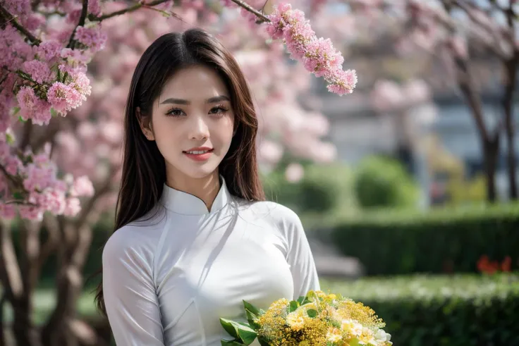 aodai, smile, photographed on a Nikon Z7 II Mirrorless Camera,120mm F/4 wide-angle
a woman in a pink dress with flowers in it and a (basket of flowers), Ding Yunpeng, phuoc quan, a stock photo, art photography
a woman in a white dress holding a bouquet of flowers, Byeon Sang-byeok, portrait photography, a stock photo, art photography
1girl, aodai, photo art, (flowers:1.2), tree, <lora:aodai_SD_chiasedamme_v02:0.6>, a stunning photo with beautiful saturation, ultra high res,(realistic:1.4)),deep shadow,(best quality, masterpiece), pale skin, dimly lit, shade, flustered, blush, highly detailed, skinny, BREAK depth of field, film grain, wrinkled skin, looking at viewer, knee, warm smile, <lora:girl_SDLife_Chiasedamme_v2.3:0.35> <lora:more_details:0.3> <lora:add_detail:0.3>