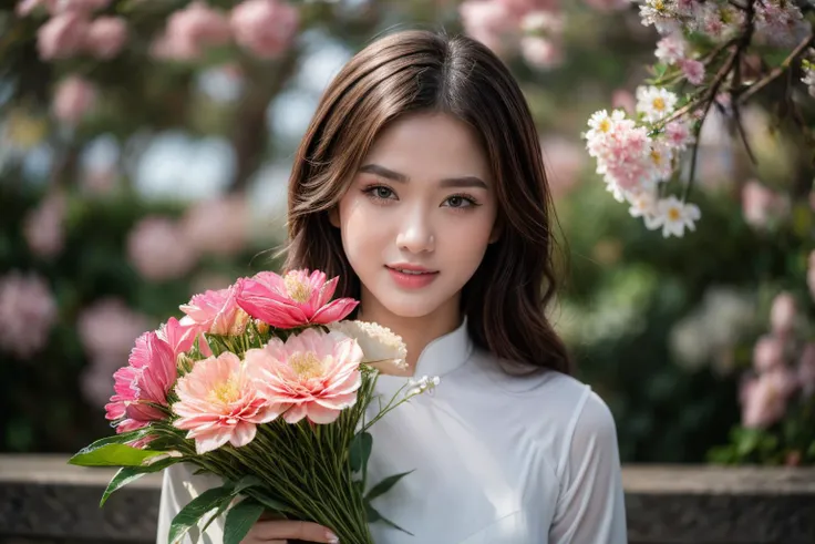 aodai, smile, photographed on a Nikon Z7 II Mirrorless Camera,120mm F/4 wide-angle
a woman in a pink dress with flowers in it and a (basket of flowers), Ding Yunpeng, phuoc quan, a stock photo, art photography
a woman in a white dress holding a bouquet of flowers, Byeon Sang-byeok, portrait photography, a stock photo, art photography
1girl, aodai, photo art, (flowers:1.2), tree, <lora:aodai_SD_chiasedamme_v02:0.6>, a stunning photo with beautiful saturation, ultra high res,(realistic:1.4)),deep shadow,(best quality, masterpiece), pale skin, dimly lit, shade, flustered, blush, highly detailed, skinny, BREAK depth of field, film grain, wrinkled skin, looking at viewer, knee, warm smile, <lora:girl_SDLife_Chiasedamme_v2.3:0.35> <lora:more_details:0.3> <lora:add_detail:0.3>