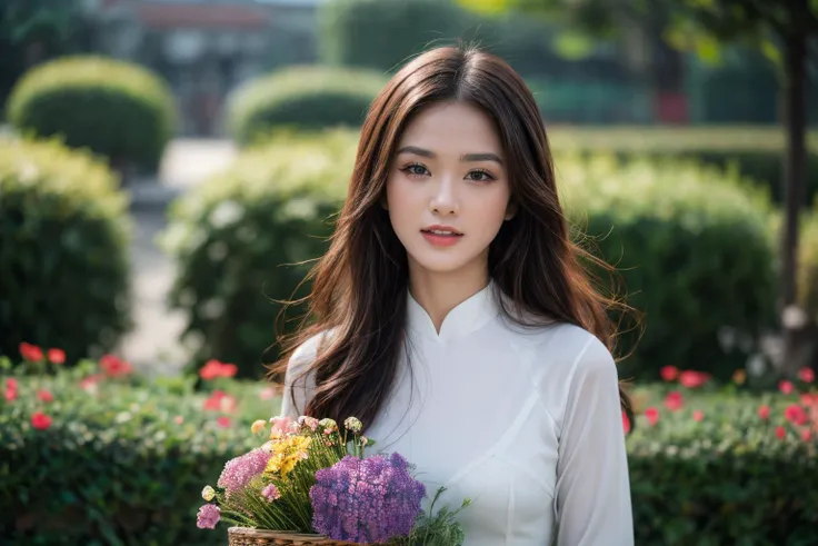aodai, smile, photographed on a Nikon Z7 II Mirrorless Camera,120mm F/4 wide-angle
a woman in a pink dress with flowers in it and a (basket of flowers), Ding Yunpeng, phuoc quan, a stock photo, art photography
a woman in a white dress holding a bouquet of flowers, Byeon Sang-byeok, portrait photography, a stock photo, art photography
1girl, aodai, photo art, (flowers:1.2), tree, <lora:aodai_SD_chiasedamme_v02:0.6>, a stunning photo with beautiful saturation, ultra high res,(realistic:1.4)),deep shadow,(best quality, masterpiece), pale skin, dimly lit, shade, flustered, blush, highly detailed, skinny, BREAK depth of field, film grain, wrinkled skin, looking at viewer, knee, warm smile, <lora:girl_SDLife_Chiasedamme_v2.3:0.35> <lora:more_details:0.3> <lora:add_detail:0.3>