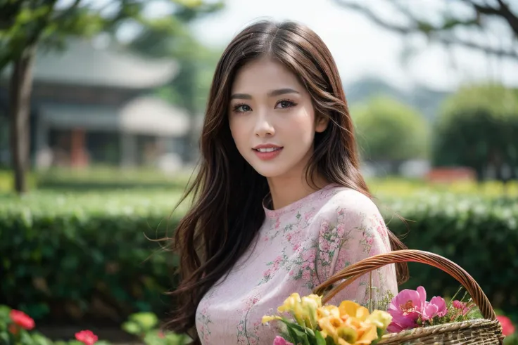 aodai, smile, photographed on a Nikon Z7 II Mirrorless Camera,120mm F/4 wide-angle
a woman in a pink dress with flowers in it and a (basket of flowers), Ding Yunpeng, phuoc quan, a stock photo, art photography
a woman in a white dress holding a bouquet of flowers, Byeon Sang-byeok, portrait photography, a stock photo, art photography
1girl, aodai, photo art, (flowers:1.2), tree, <lora:aodai_SD_chiasedamme_v02:0.6>, a stunning photo with beautiful saturation, ultra high res,(realistic:1.4)),deep shadow,(best quality, masterpiece), pale skin, dimly lit, shade, flustered, blush, highly detailed, skinny, BREAK depth of field, film grain, wrinkled skin, looking at viewer, knee, warm smile, <lora:girl_SDLife_Chiasedamme_v2.3:0.35> <lora:more_details:0.3> <lora:add_detail:0.3>