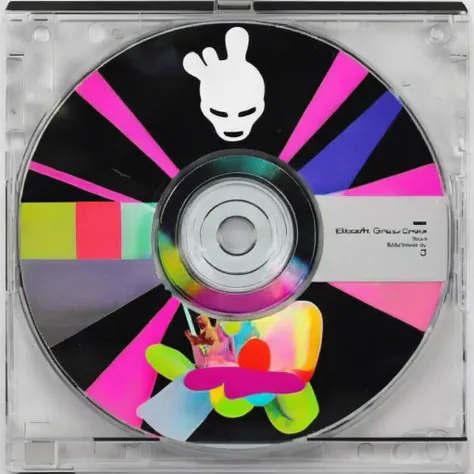 product photo cd ,cd_music , KAWS , Elizabeth Graeber , Penelope Bagieu<lora:cd_music:1.0>