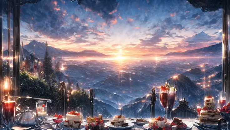 ((masterpiece:1.4,best quality)), cloud, outdoors
(mountains), scenery, sky, (dessert:1.4),
(early morning:1.4),morning red, high detail, abundant, 8k, high detail, wallpaper,
<lora:more_details:1.5>