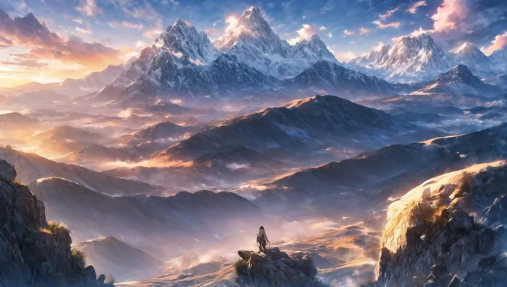 ((masterpiece:1.4,best quality)), cloud,  outdoors
(mountains), scenery, sky, (dessert:1.4),
(early morning:1.4),morning red, high detail, abundant, 8k, high detail, wallpaper,
<lora:more_details:1.5>