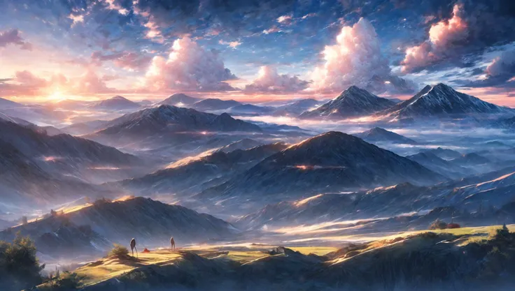 ((masterpiece:1.4,best quality)), cloud, outdoors
(mountains), scenery, sky, (dessert:1.4),
(early morning:1.4),morning red, high detail, abundant, 8k, high detail, wallpaper,
<lora:more_details:1.5>