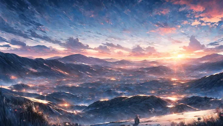 ((masterpiece:1.4,best quality)), cloud, outdoors
(mountains), scenery, sky, (dessert:1.4),
(early morning:1.4),morning red, high detail, abundant, 8k, high detail, wallpaper,
<lora:more_details:1.5>