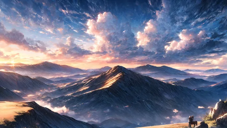 ((masterpiece:1.4,best quality)), cloud, outdoors
(mountains), scenery, sky, (dessert:1.4),
(early morning:1.4),morning red, high detail, abundant, 8k, high detail, wallpaper,
<lora:more_details:1.5>