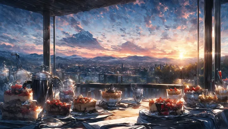 ((masterpiece:1.4,best quality)), cloud, outdoors
(mountains), scenery, sky, (dessert:1.4),
(early morning:1.4),morning red, high detail, abundant, 8k, high detail, wallpaper,
<lora:more_details:1.5>
