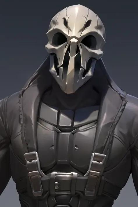 skull mask, black backgrund, best quality, <lora:reaperOverwatchLORA_v1:0.7>