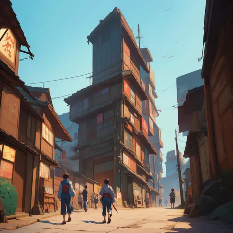 (((masterpiece,best quality,ultra-detailed))),(Japan Anime style, toon style:1.36),by Simon Stalenhag,by Makoto Shinkai,by Stanley Artgerm Lau,by wlop,by rossdraws,by thomas kindkade,greg rutkowski,8k resolution,trending on artstation,best graphics,best graphics,greatest scene,photorealistic,cinematic,epic,masterpiece,concept art,