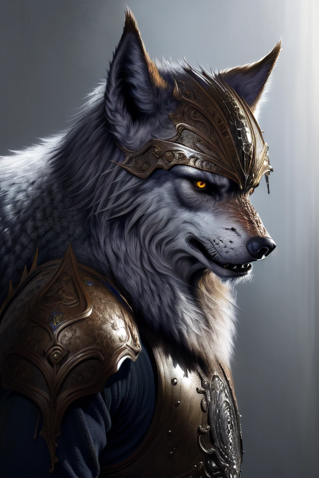 <lora:hipoly3DModelLora_v10:0.8>,(realistic:1.3), intricate details,painting \(artwork\), ((masterpiece,best quality)), ((cinematic light)), werewolf,hybrid,hyperealistic, scary, dark fantasy \(style\), detailed armor, detailed helmet
