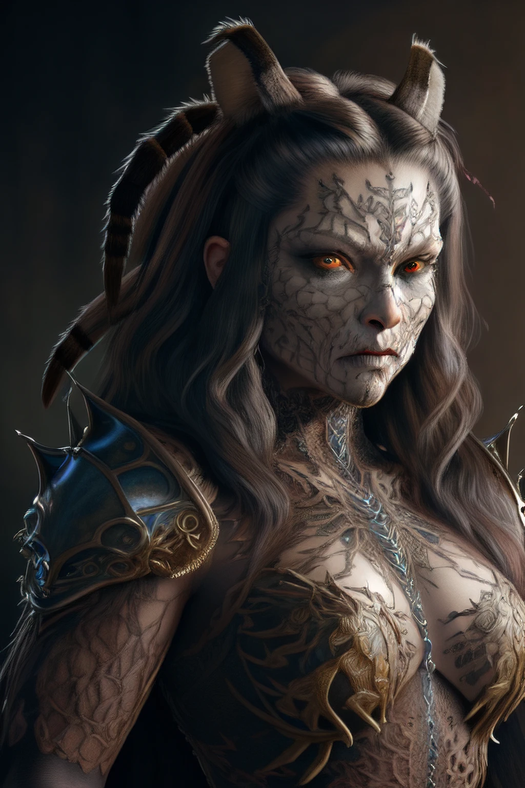 <lora:hipoly3DModelLora_v10:0.8>,(realistic:1.3), (intricate details:1.15),painting \(artwork\), ((masterpiece,best quality)), ((cinematic light)), tarantula,hybrid, scary, dark fantasy \(style\), detailed armor,beatiful detailed eyes,