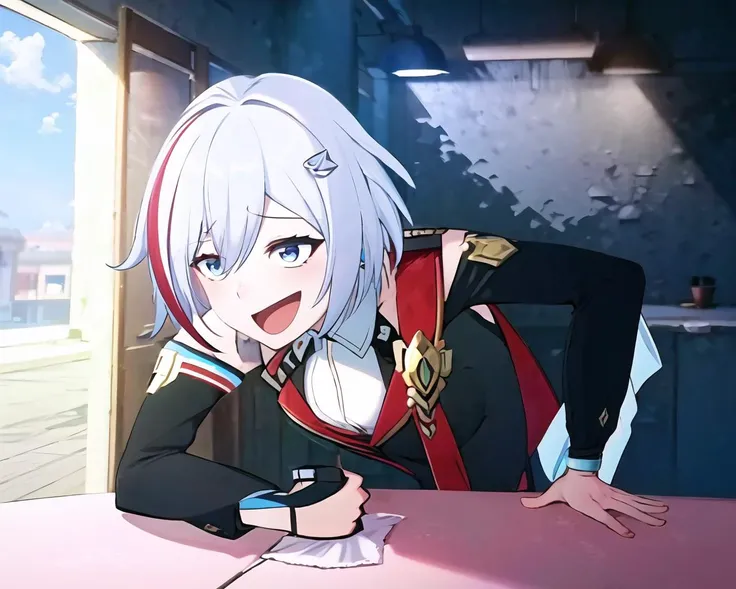 (high quality, high resolution:1.3), 4k, masterpiece,
BREAK
1girl, <lora:Wheeze Meme Template 2:0.9>, wheeze, wheeze meme, laughing, upper body, short hair , <lora:Topaz-000029:0.8> , topaz, colored inner hair, white hair, red hair, blue eyes, multicolored hair, <lora:NoiseOffset_v2:1.0><lora:NoiseOffset_v2:1.0><lora:NoiseOffset_v2:1.0>