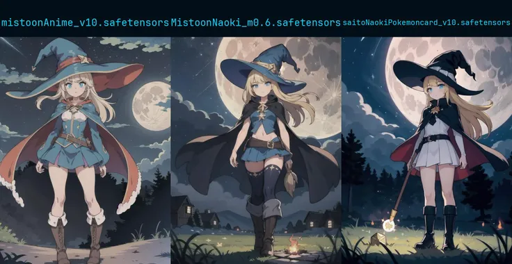 ((masterpiece, best quality, extremely detailed), volumetric lighting, ambient occlusion, colorful, glowing),
1girl, solo, blonde, blue eyes, long hair, witch, hat, cape, boots, fantasy, magic, spells, skill, magical, fire spell,
outdoors, night sky, moon, stars, clouds, wind,
half body, close up, standing,