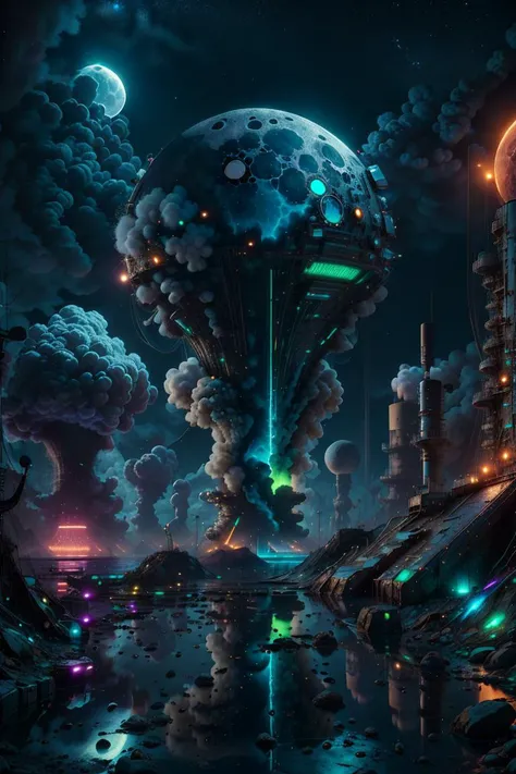 <lora:nuclearpunk-style-darquelilly-v1:1> nuclearpunk, moon