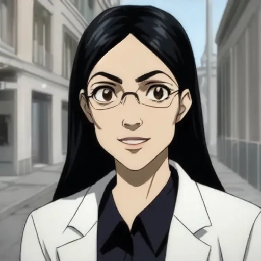 Alexandria Ocasio-Cortez <lora:DeathNote:0.65>