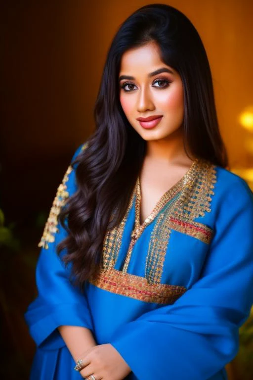 high quality, photo of a 25-year-old woman, in ethnic clothes, Closeup Shot, In Ethnic room, Ambiant light, Cinematick Shot, lens 85 mm , bokeh Background, jannatz, <lora:jannatz:1>