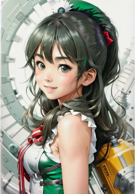 <lora:VividredOperation:0.8>, WakabaSaegusa, smile, 1girl, solo, upper body, (masterpiece, best quality, absurdres, detailed, ultra-detailed:1.3)
