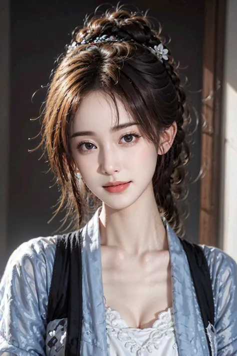 face lighting,bright backlight,medium breasts,super high resolution,best quality,Photos,4k,(Realistic:1.2),1girl,solo,A charming smile,<lora:girl_nvhai41:0.8>,
