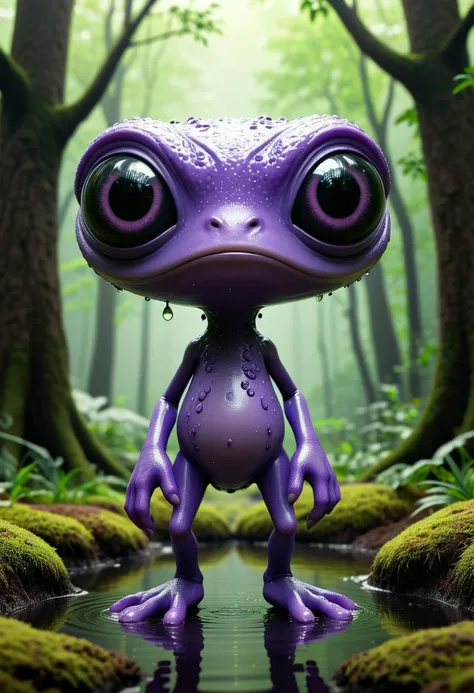 realistic photo of gloom geodude hybrid
